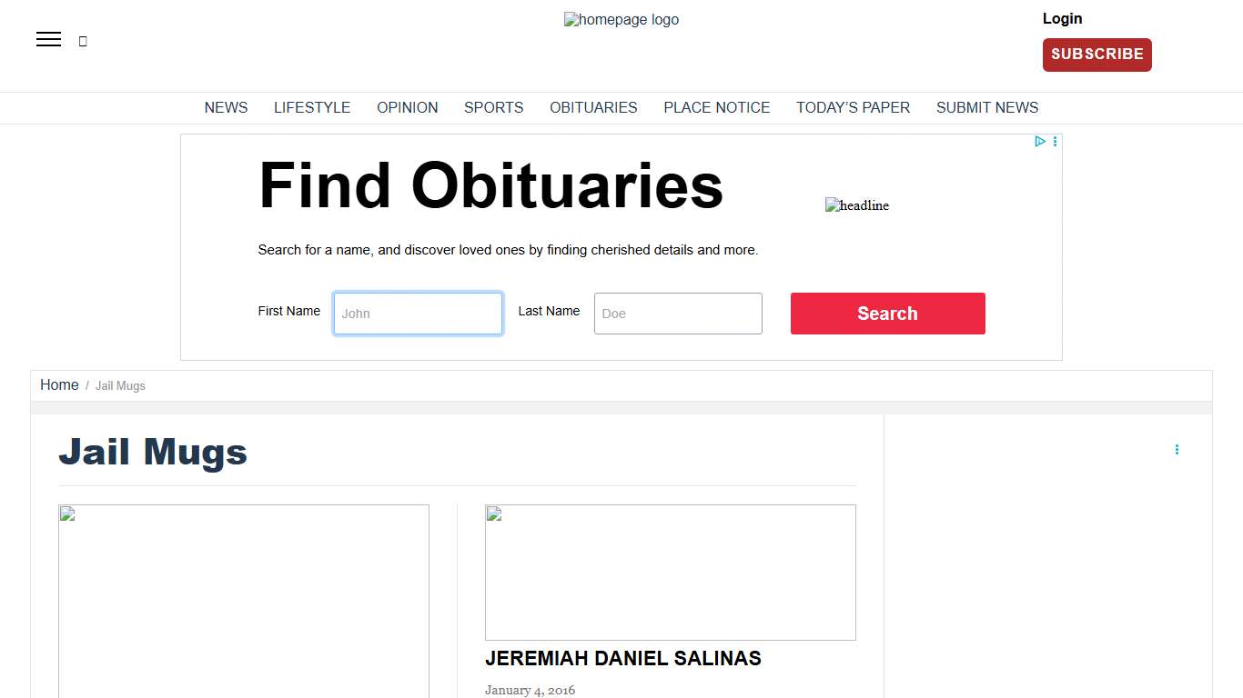Jail Mugs News, Sports, Jobs - Standard-Examiner